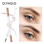 O.TWO.O Eyebrow Pencil Waterproof Natural Long Lasting Ultra Fine 1.5mm Eye Brow Tint Cosmetics Brown Color Brows Make Up