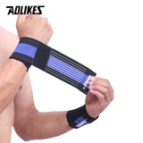 AOLIKES 1 PCS Algodão Elástico Bandagem Mão Esporte Pulseira De Ginásio Suporte De Pulso Bracelete Envoltório Túnel do Carpo