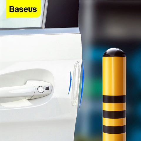 Baseus 4Pcs Car Door Protector Guard Car Styling Airbag Buffer Scratch Protector Car Bumper Stickers Auto Door Edge Protection