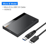 Baseus HDD Case 2.5 SATA to USB 3.0 Type C 3.1 Adapter HDD Enclosure External Hard Disk Case 6TB HD Hard Drive SSD HDD Box Caddy