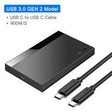 Baseus HDD Case 2.5 SATA to USB 3.0 Type C 3.1 Adapter HDD Enclosure External Hard Disk Case 6TB HD Hard Drive SSD HDD Box Caddy