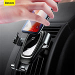 Suporte para carro carregador sem fio Baseus Qi para iPhone Samsung Huawei Air Vent Mount Suporte para carro Suporte para carro Suporte para carro