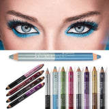 Double-headed Durable Sweatproof Eyeliner Pencil Eye Shadow Pencil lasting Eye Liner Pencil Pigment Waterproof Eye Makeup Tools