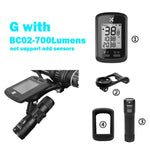 XOSS Bike Computer G+ Wireless GPS Speedometer Waterproof Road Bike MTB Bicycle Bluetooth ANT+ with Cadence Cycling Computers