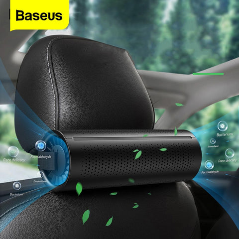 Baseus Car Air Purifier Ionizer Negative Ion Car Air Freshener Pm2.5 Activated Carbon Formaldehyde Auto Air Cleaner Accessiories