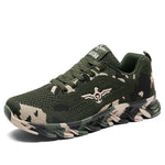 Autumn Spring Men's Women's Running Shoes Unisex Sport Outdoor Sneakers Breathable Women Camouflage green Walking Jogging Shoes