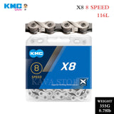 KMC Bike Chain Z6 X8 X9 X10 X11 X12 MTB Bicycle Chains 6/7/8/9/10/11/12 Speed Road Bike Crankset for Shimano SRAM Bikes Part