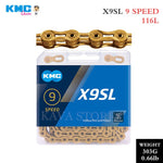 KMC Bike Chain Z6 X8 X9 X10 X11 X12 MTB Bicycle Chains 6/7/8/9/10/11/12 Speed Road Bike Crankset for Shimano SRAM Bikes Part