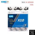 KMC Bike Chain Z6 X8 X9 X10 X11 X12 MTB Bicycle Chains 6/7/8/9/10/11/12 Speed Road Bike Crankset for Shimano SRAM Bikes Part