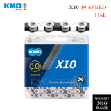 KMC Bike Chain Z6 X8 X9 X10 X11 X12 MTB Bicycle Chains 6/7/8/9/10/11/12 Speed Road Bike Crankset for Shimano SRAM Bikes Part