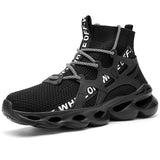 New Autumn Men High-Top Casual Sneakers Flying Weaving Running Shoes High Street Popcorn Sock Chaussures High Quality Zapatillas