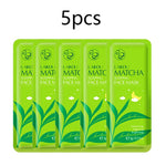 5PCS LAIKOU Sakura Snail Seaweed Moisturizing Sleeping Mask Cream Portable Face Mask Anti Wrinkle Hydrating Nourishing Skin Care