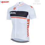 STRAVA New 2021 Men Cycling Jersey Summer Short Sleeve Set Maillot 19D bib shorts Bicycle Clothes Sportwear Shirt Clothing Suit