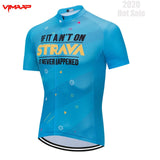 STRAVA New 2021 Men Cycling Jersey Summer Short Sleeve Set Maillot 19D bib shorts Bicycle Clothes Sportwear Shirt Clothing Suit