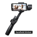 Baseus 3-Axis Handheld Gimbal Wireless Bluetooth Phone Gimbal Stabilizer for iPhone Tripod Gimbal Smartphone Stabilizer Gimbal