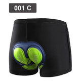 NEWBOLER Calções de ciclismo respiráveis Cueca de ciclismo 5D Gel Pad Calça de bicicleta à prova de choque MTB Calções de homem para bicicleta de estrada