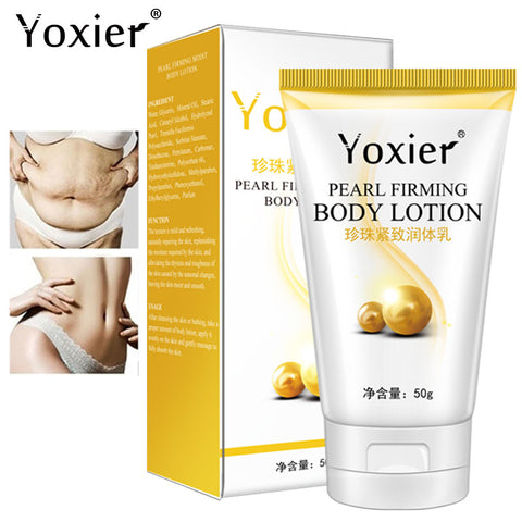 Yoxier Pearl Firming Body Lotion Emagrecimento Celulite Massagem Remoção de Estrias Creme Tratamento Body Skin Care Health Lift Tool