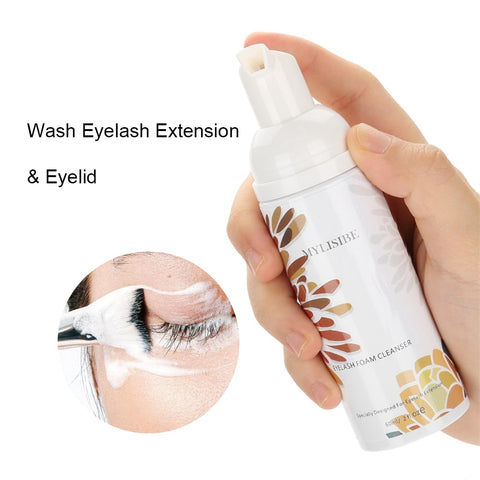 High Quality 60ml Eyelash Shampoo Gentle Cleansing Eyelashes/Grafting Extension Eyelashes Mousse Foam Pro Eyelash Cleaner