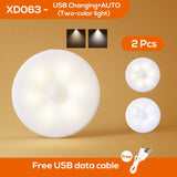 Bedroom Decor Night Lights Motion Sensor Night Lamp Children's Gift USB Charging Bedroom Decoration Led Night Light MOONSHADOW