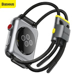 Baseus Lockable Rope Strap For Apple Watch Series 3/4/5/6/SE with Strap Storage Slot Cutout Strape Hollow-out Double Ropes