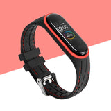 Sport  Silicone Smartwatch band For Xiaomi Mi band 6 5 4 3 belt miband 5 watchband replacement beacelet on Mi band 4 wrist strap