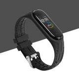 Sport  Silicone Smartwatch band For Xiaomi Mi band 6 5 4 3 belt miband 5 watchband replacement beacelet on Mi band 4 wrist strap