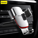 Baseus Gravity Car Phone Holder For iPhone X Xs 78 Samsung S9 Universal in CD Slot Car Holder For Mobile Phone Mount Holder