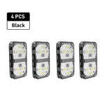 Baseus 4Pcs 6 LEDs Car Openning Door Warning Light Safety Anti-collision Flash Lights Wireless Magnetic Signal Lamp