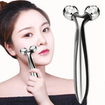 3D Face lift Roller Massager Massage Instrument 360 Rotate Roller Massager Y Shape For Face Lifting Wrinkle Remover