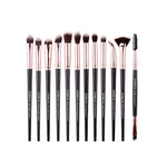 Conjunto de pincéis de maquiagem pretos ZOREYA para rosto, rosto, maquiagem, pó, blush, sombra, Kabuki, pincel, maquiagem, ferramenta, beleza