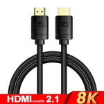 Baseus HDMI-Compatible Cable for Xiaomi Mi Box 48Gbps Digital for PS5 PS4 8K 2.1 4K 2.0 HDMI-Compatible Splitter 8K/60Hz Cables