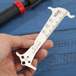 Road Chain Wear Indicator Gauge Measurement Ruler Checker Mountain Bike Cycling for Outdoor Cycle Biking Entertainment