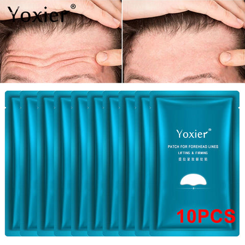 10pcs Anti-wrinkle Forehead Patches Removal Moisturizing Anti-aging Sagging Wrinkles Smoothing Lines Locking Moisture  Moisture