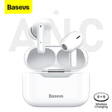 Baseus S1 TWS Bluetooth 5.1 True Wireless Earphone Headphone ANC Active Noise Cancellation Stereo Earbuds Handfree For iPhone 12