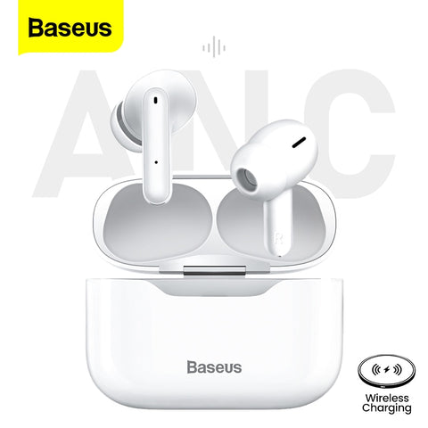 Baseus S1 TWS Bluetooth 5.1 True Wireless Earphone Headphone ANC Active Noise Cancellation Stereo Earbuds Handfree For iPhone 12