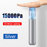 Baseus 15000Pa Car Vacuum Cleaner Wireless Mini Car Cleaning Handheld Vacum Cleaner w LED Light for Car Interior Cleaner