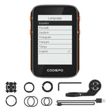 CooSpo Wireless Cycle Bike Computer GPS Velocímetro Odômetro 2,4 Polegadas BLE5.0 ANT + APP Sync Sensor Impermeável com Suporte Espanha