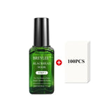 BREYLEE Face Care Nose Blackhead Remover Serum Face Black Peeling Mask Shrink Pores Essence Oil-Control Face Sheet Skin Care