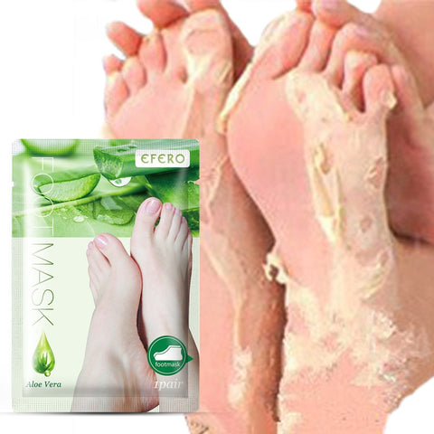 Aloe Vera Foot Mask Peeling for Legs Feet Mask Exfoliating Socks Scrub for Pedicure Anti Crack Heel Remove Skin Foot Patch