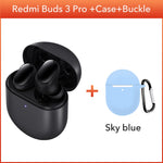 Versão global Xiaomi Redmi Buds 3 Pro Fones de ouvido Bluetooth TWS Fones de ouvido sem fio 35dB ANC Dispositivo duplo Redmi Airdots 3 Pro