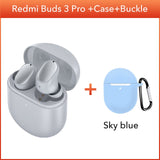 Versão global Xiaomi Redmi Buds 3 Pro Fones de ouvido Bluetooth TWS Fones de ouvido sem fio 35dB ANC Dispositivo duplo Redmi Airdots 3 Pro