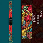 Correa Mi Band 6 5 4 3 Strap Printing Silicone Flower Xiaomi Replacement Watch Band Bracelet Pulseira Smart Sports Fitness Wrist