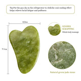 Natural Jade Face Massager Gua sha Scraper Board Facial Guasha Meridian Muscle Relaxation Skin Lifting Face Thin Gouache Scraper