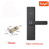 Tuya Smart Home Door Lock Fingerprint Lock Fechadura Eletronica WiFi Smart Lock Cerradura Inteligente Password IC card Unlock