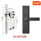 Tuya Smart Home Door Lock Fingerprint Lock Fechadura Eletronica WiFi Smart Lock Cerradura Inteligente Password IC card Unlock