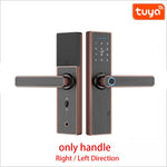 Tuya Smart Home Door Lock Fingerprint Lock Fechadura Eletronica WiFi Smart Lock Cerradura Inteligente Password IC card Unlock