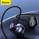 Baseus H19 Earphone Stereo Headset In-Ear Earbuds 3.5mm Jack Wire Earphone With Mic for iPhone 6s Xiaomi Samsung fone de ouvido