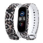 Strap For Xiaomi Mi Band 4 3 5 6 watch band Creative graffiti style Silicone bracelet replacement For XiaoMi band 4 5 Wristband