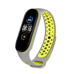 Strap For Xiaomi Mi Band 4 3 5 6 watch band Creative graffiti style Silicone bracelet replacement For XiaoMi band 4 5 Wristband