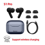 Baseus TWS ANC Wireless Bluetooth 5.1 Earphone S1/S1Pro Active Noise Cancelling Hi-Fi Headphones Touch Control Gaming Earbuds